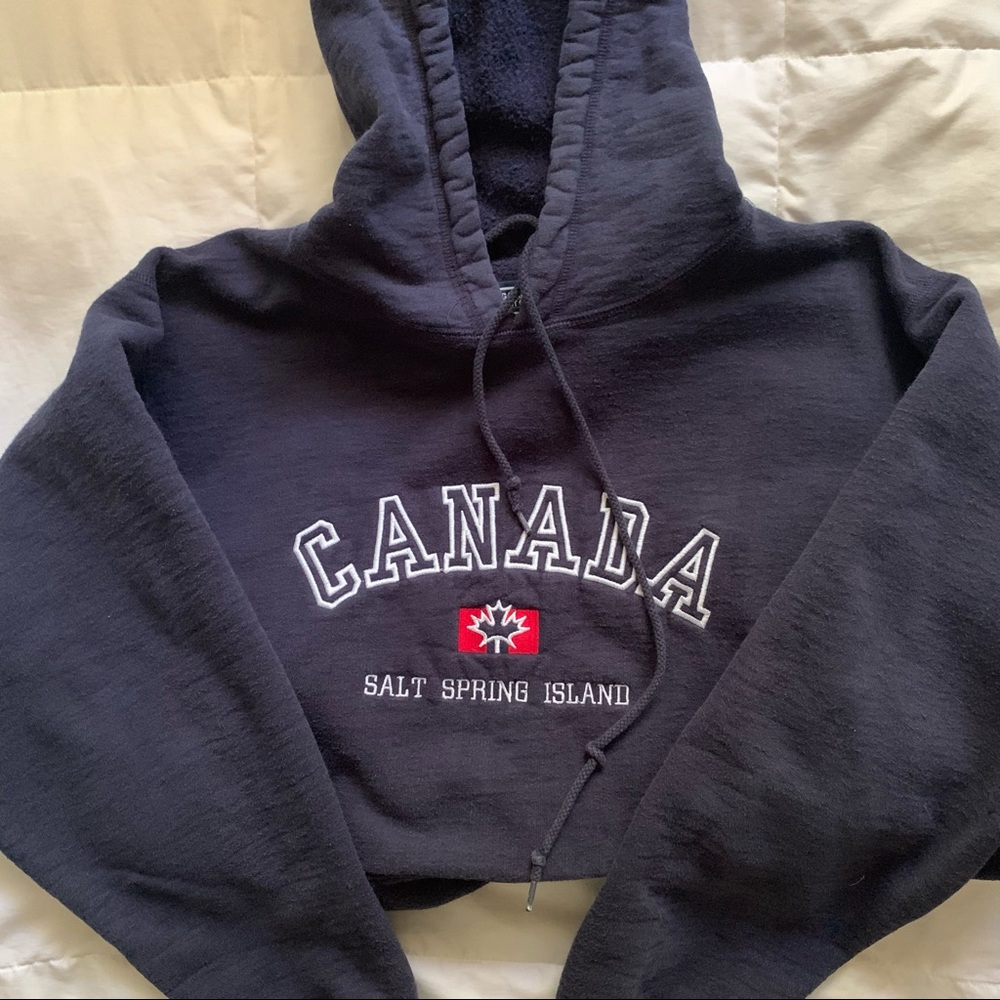 Navy Canada Salt Spring Island Hoodie Sweatshirt